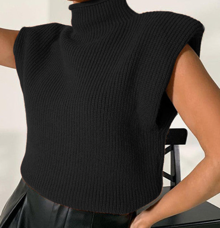 Sleeveless Turtleneck